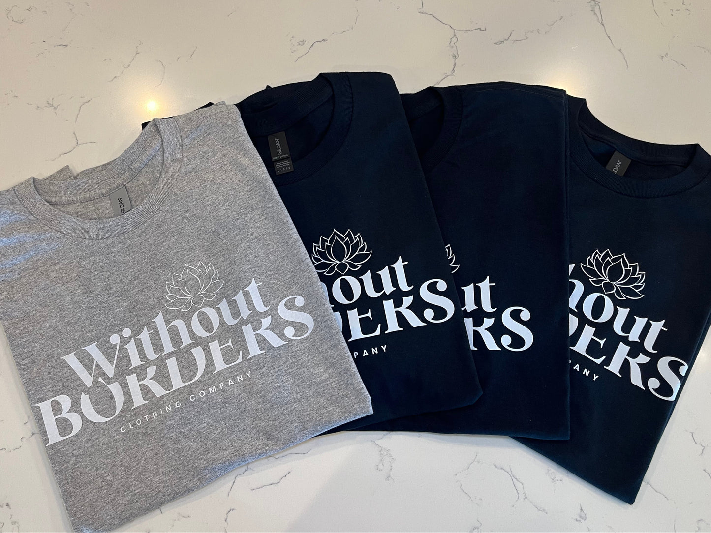 Black WB Short Sleeve Tshirt with Signature White Logo