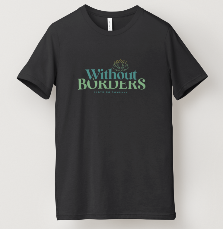 Black WB Short Sleeve Tshirt with Signature Color Logo