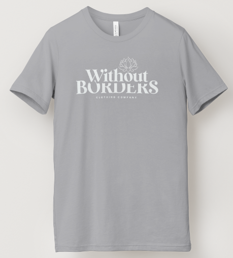 Gray WB Short Sleeve Tshirt with Signature White Logo